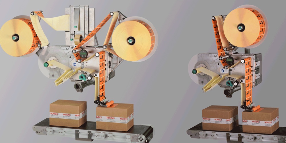 Etiketteermachine voor dozen