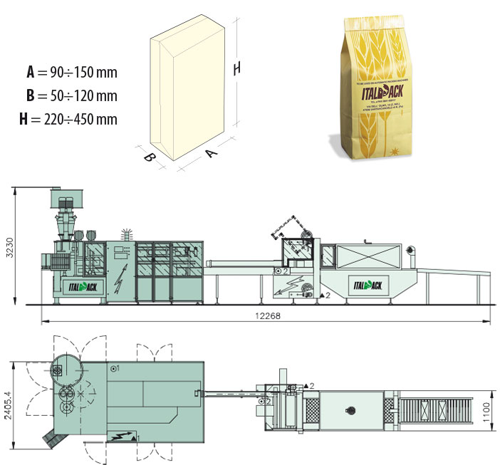 high-speed packing machine for powdery products